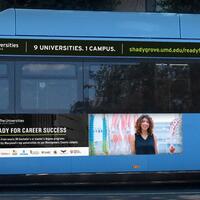 USG ad on RideOn Bus