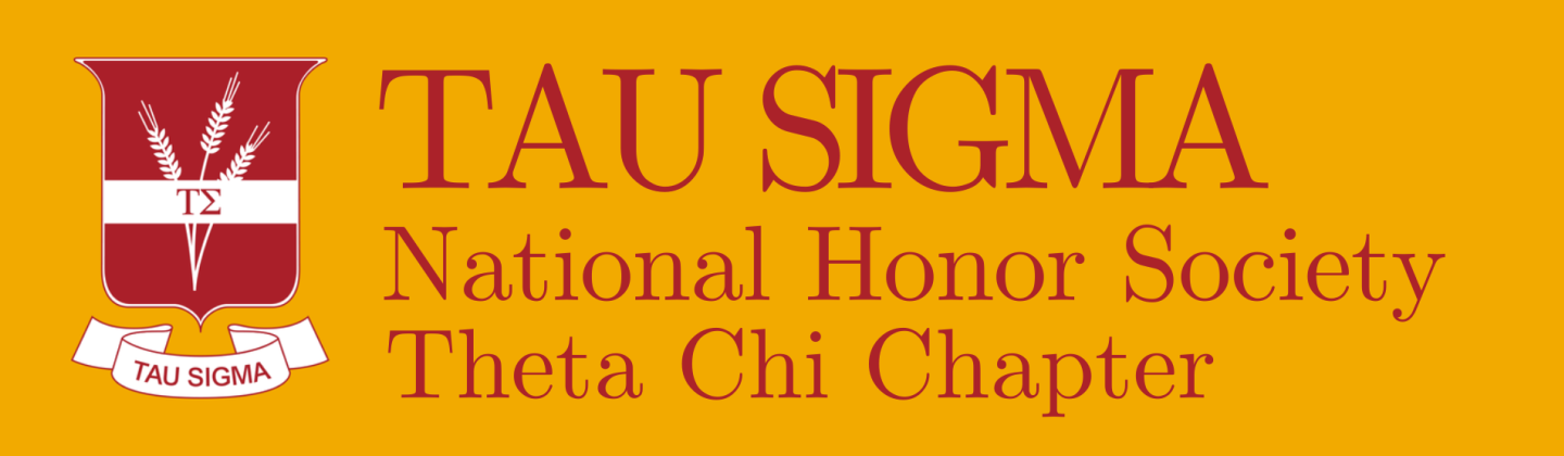 Tau Sigma National Honor Society Banner
