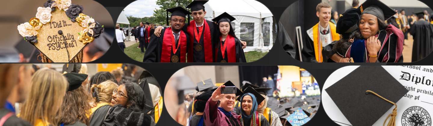 Multiple photos of 2025 graduates