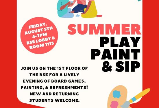 Summer Play, Paint, and Sip