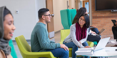 Group of students interacting