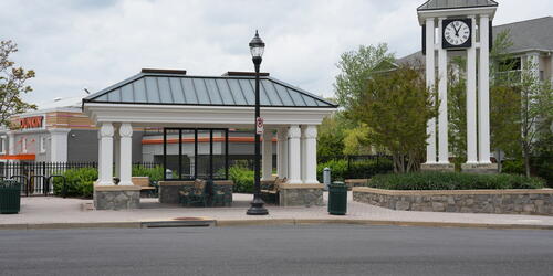 Bus Waiting Area at USG