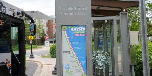 RideOn Bus Shelter at USG
