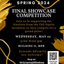 Spring 2024 Equity Incubator Final Showcase Competition
