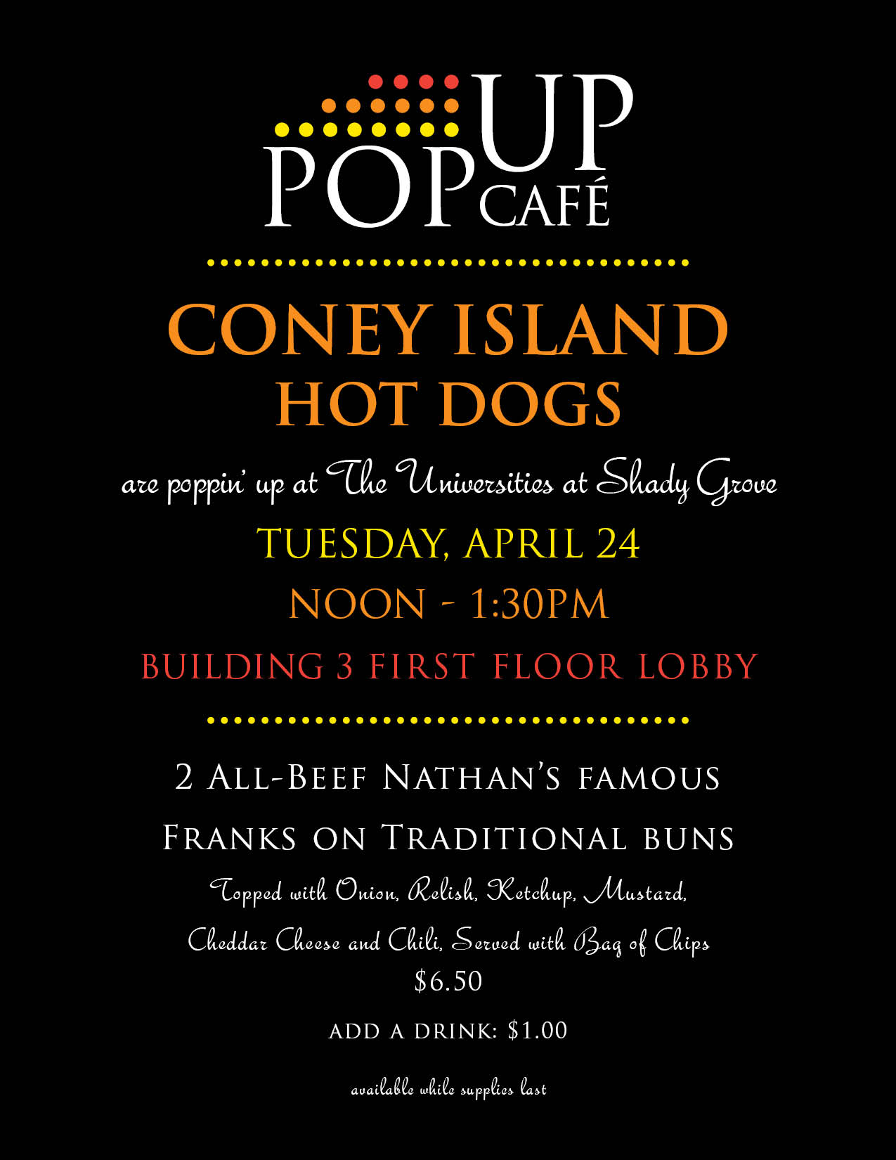 Coney Island popup cafe