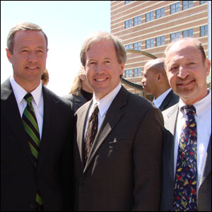 Martin O'Malley, Isiah Leggett and the Maryland Clean Energy Center Board of Directors